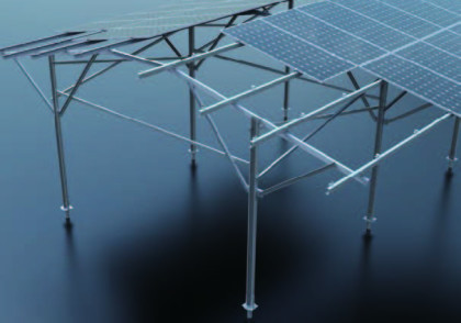 Steel Agrivoltaics Mounting System